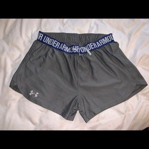 Under armour shorts grey